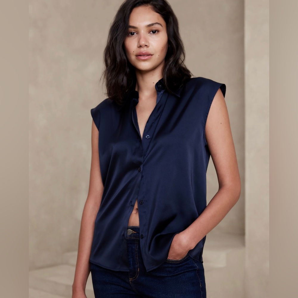Banana Republic Collared Blouse NWT